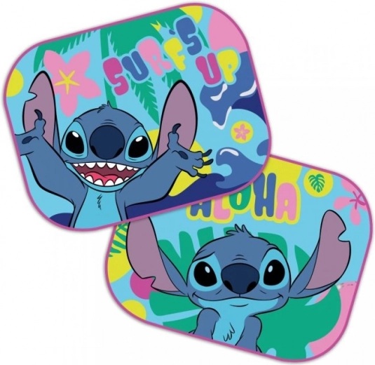 Osłonki przeciwsłoneczne do auta z motywem STITCH (zestaw 2 szt.)