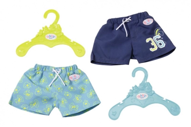 Baby born plażowe letnie szorty niebieskie
