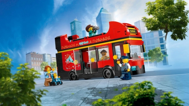 LEGO City 60407 Czerwony dwupoziomowy autobus wycieczkowy