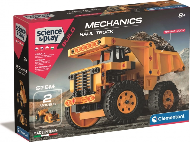 Clementoni Science & Play mechaniczne laboratorium – pojazdy górnicze 2w1