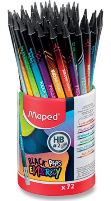 MAPED Grafitowy ołówek Black'Peps Energy 1 szt. (mix)