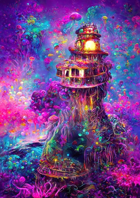Enjoy puzzle Podwodna latarnia morska 1000 elementów