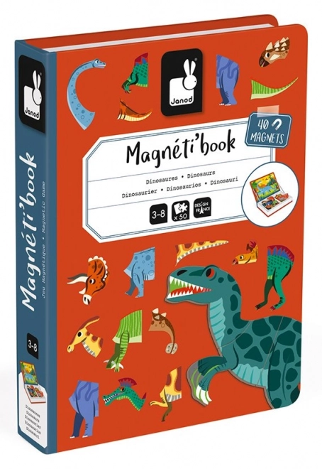 JANOD Magnetibook Dinozaury