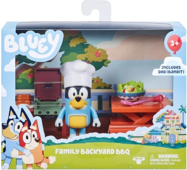 Bluey mini zestaw Grillowanie w ogrodzie