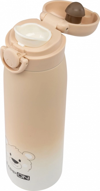 Stalowa termoska FreeON beżowa 480 ml