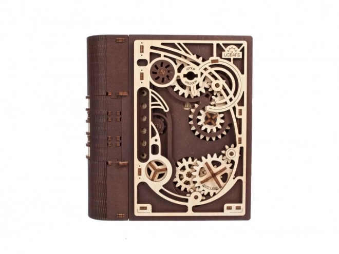 Ugears 3D drewniane mechaniczne puzzle Księga Tajemnic