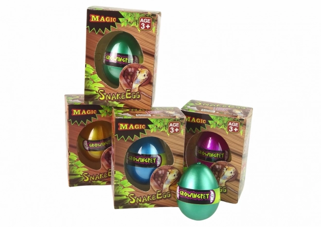 Wylęgające się rosnące magiczne jajka węża 6cm