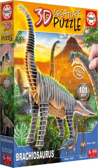3D puzzle Brachiosaurus - 101 elementów