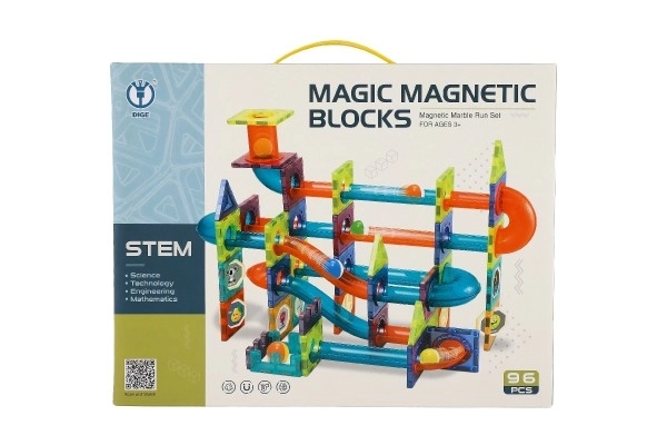 Magnetyczna kulkowa zabawka konstrukcyjna - 96 części