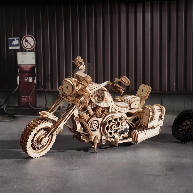 Motocykl Cruiser LK504 - 3D drewniana układanka
