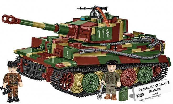 Model czołgu Tygrys I z 870 klocków