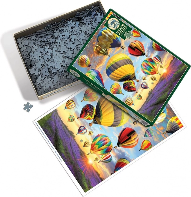 COBBLE HILL Puzzle Balony na gorące powietrze 1000 elementów