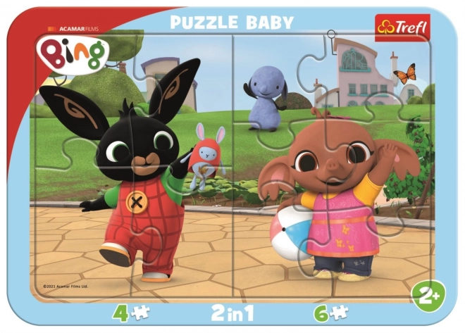 Puzzle dziecięce TREFL Bing się bawi 2w1