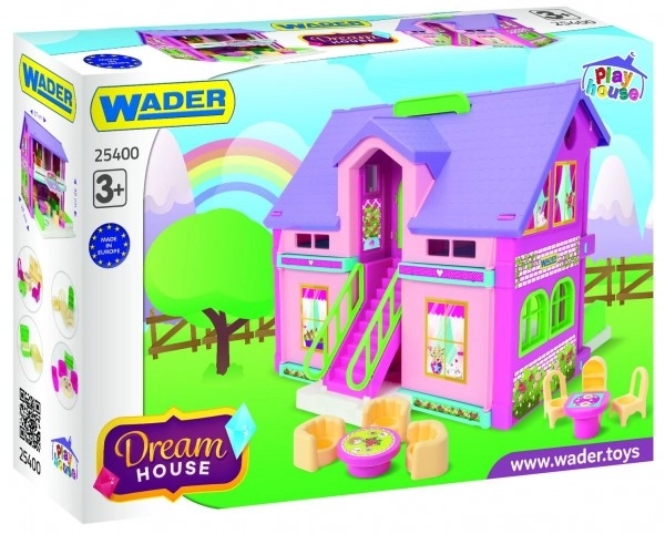 Domek do zabawy plastikowy 40x35cm w pudełku Wader
