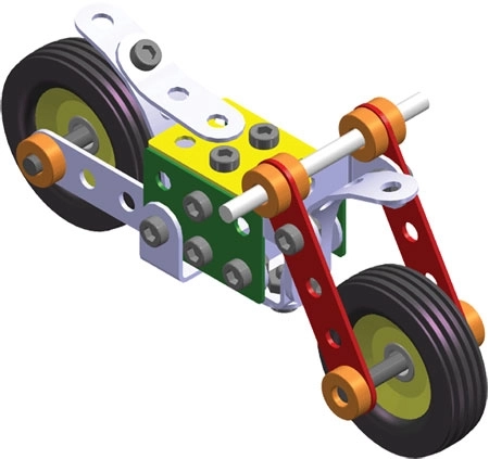 Merkur 011 Motocykl - 222 części