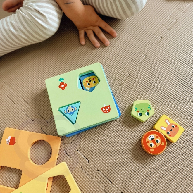 Montessori układanka kształty i kolory ze zwierzątkami