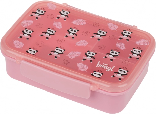 Baagl pudełko śniadaniowe z przegródkami Panda