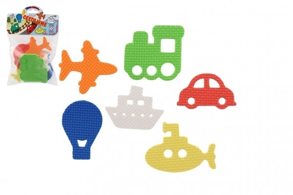 Piankowe środki transportu do wanny 6 szt.