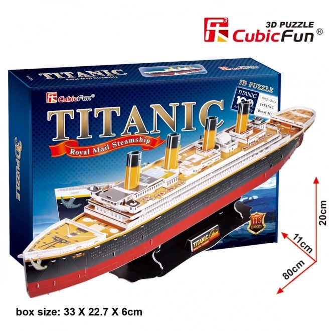 3D układanka Titanic