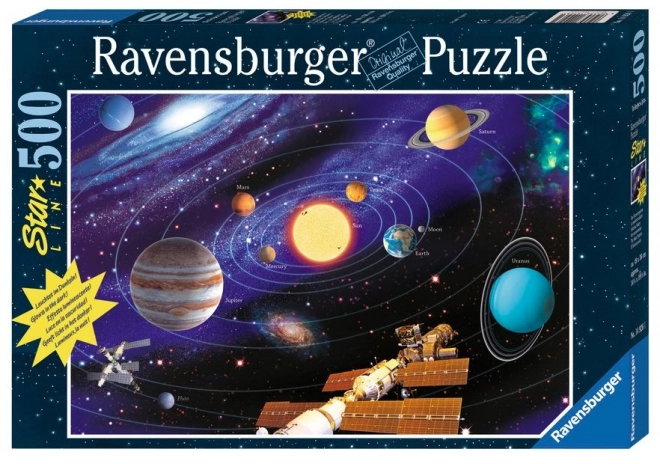 Ravensburger świecąca układanka Układ Słoneczny 500 części