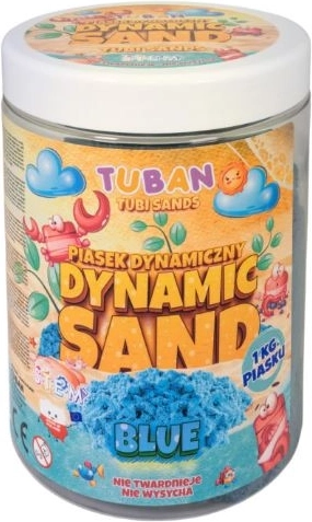 Tuban piasek dynamiczny 1 kg – Niebieski