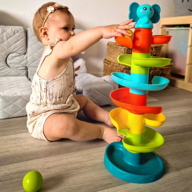 Spiralny tor wyścigowy dla maluchów
