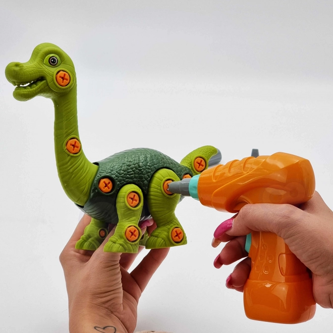 Dinozaur do Składania WOOPIE z Wiertarką