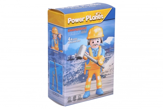 Figurka robotnika z klocków 7 cm