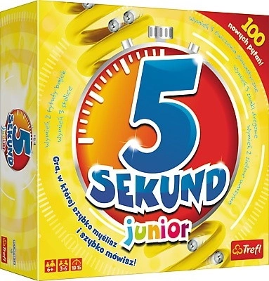 Towarzyska rodzinna gra 5 Sekund Junior dla dzieci