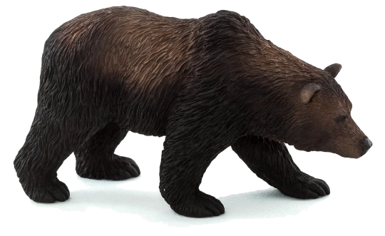 Realistyczna figurka niedźwiedzia grizzly
