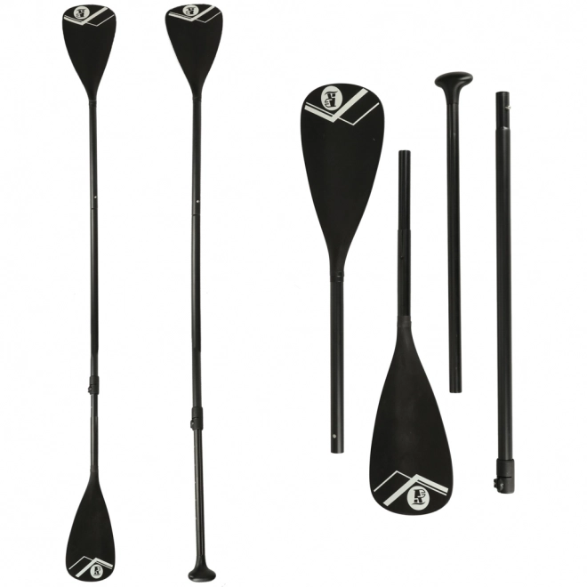Składane aluminiowe wiosło kajakowe SUP 2w1, regulowane 175 - 220 cm