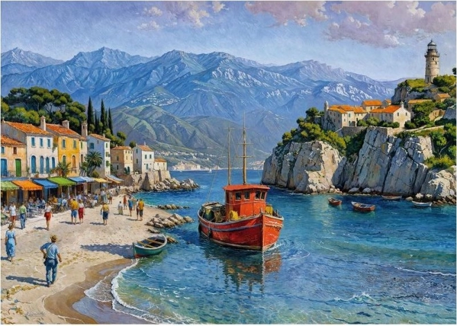 Cherry Pazzi Puzzle Nadmorska wioska 1000 elementów