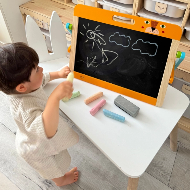 Dziecięca magnetyczna i kredowa tablica 2w1 Tooky Toy