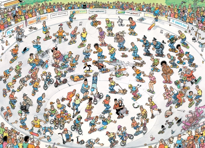 JUMBO Puzzle JvH Jazda na torze 1000 elementów
