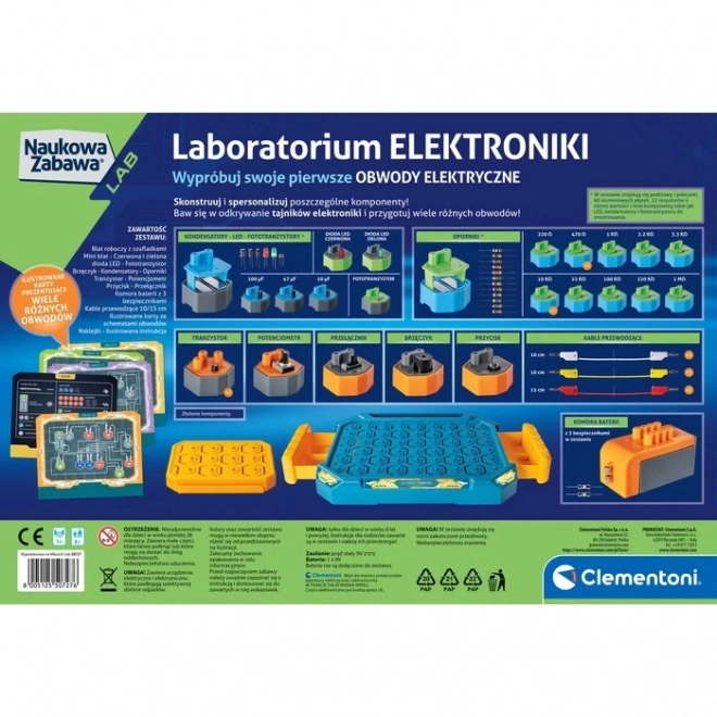 Gra naukowa Elektroniczne laboratorium Clementoni