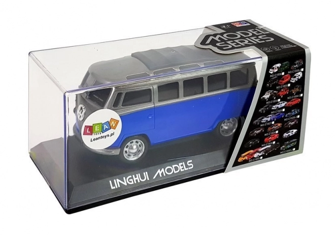Autobus Resorak Niebieski ze światłem i dźwiękiem na baterie