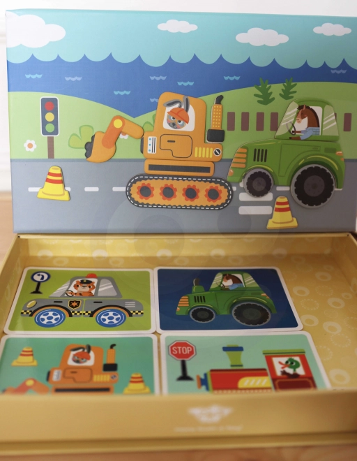 Tooky Toy Magnetyczna Szafka Montessori z 80 Elementami