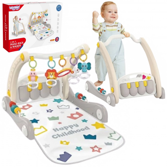 Podkładka edukacyjna i chodzik Woopie Baby 2w1