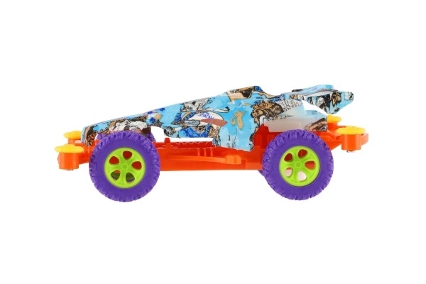 Samochodzik terenowy na mechanizm inercyjny