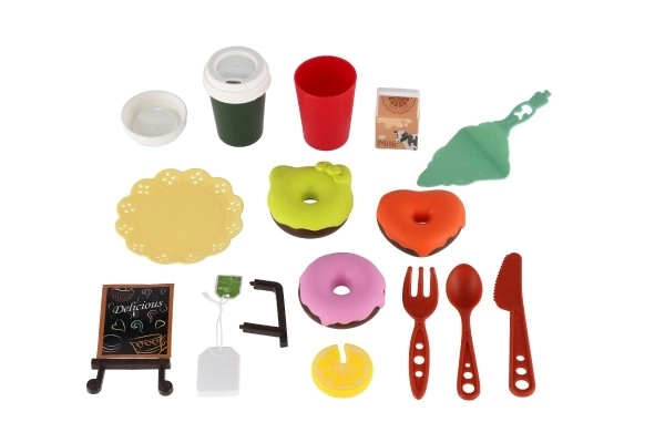 Zestaw kuchenny + plastikowe produkty spożywcze w torbie 20,5x30cm