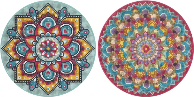 Błyszcząca turkusowa mandala