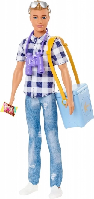 Lalka Barbie Kemping Ken z akcesoriami