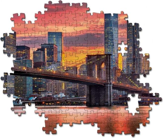 Puzzle 1500 kawałków Compact East River o zmierzchu