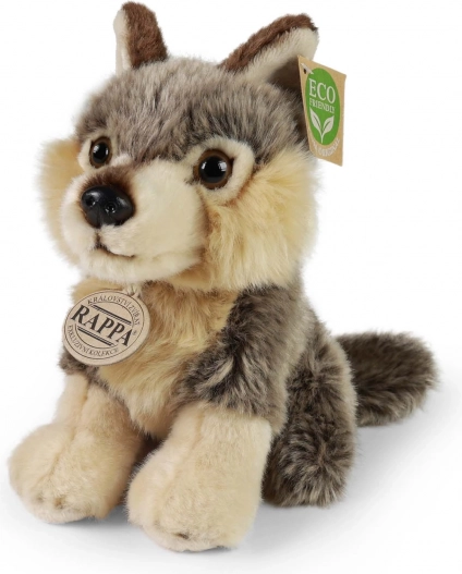 pluszowy wilk siedzący 18 cm eco friendly