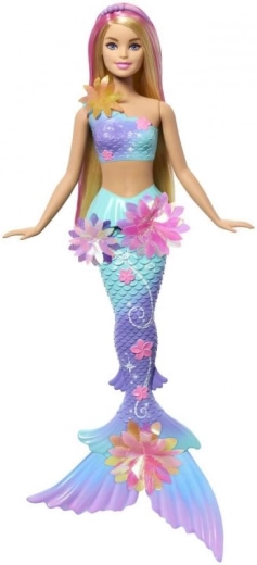 Barbie magiczna kwiatowa syrena blondynka