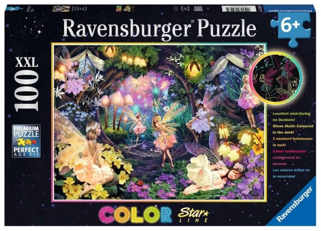 Puzzle Ravensburger magiczny ogród 100 elementów