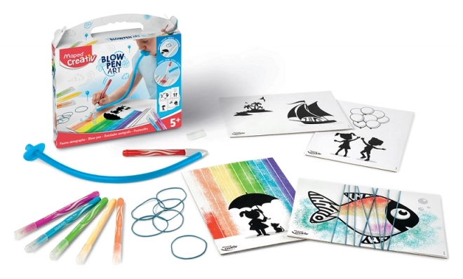 Zestaw dmuchanych pisaków Maped String'Art Blowpen