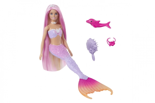Lalka Barbie Malibu zmieniająca kolor syrenka