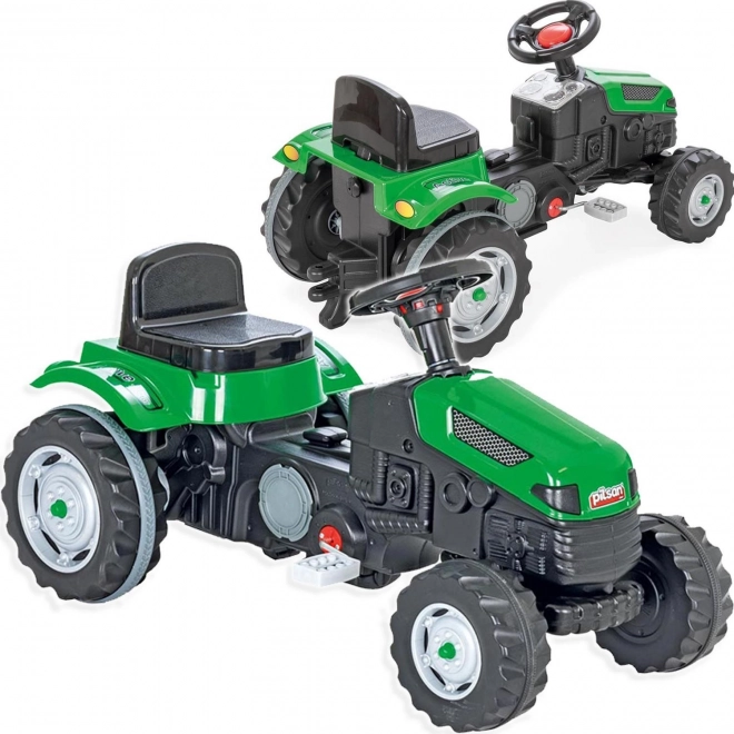 Traktor pedałowy zielony