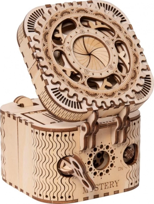 RoboTime 3D drewniane mechaniczne puzzle Szkatułka